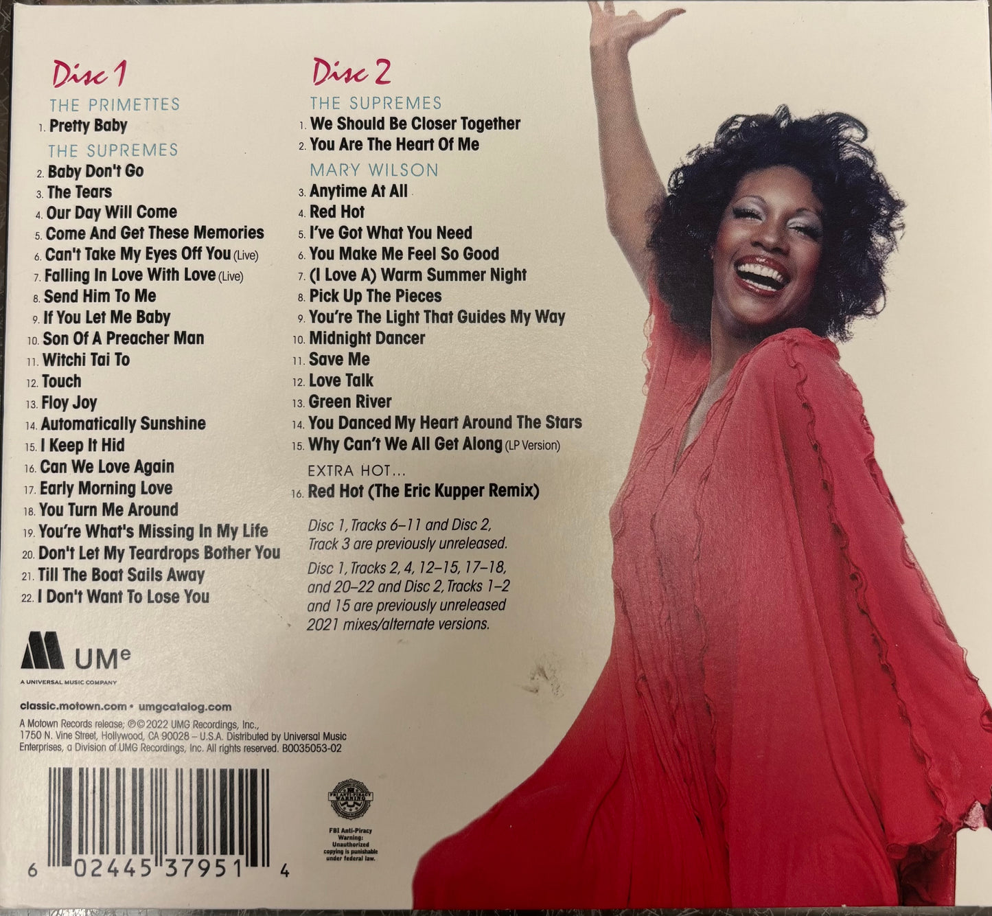 Mary Wilson The Motown Anthology